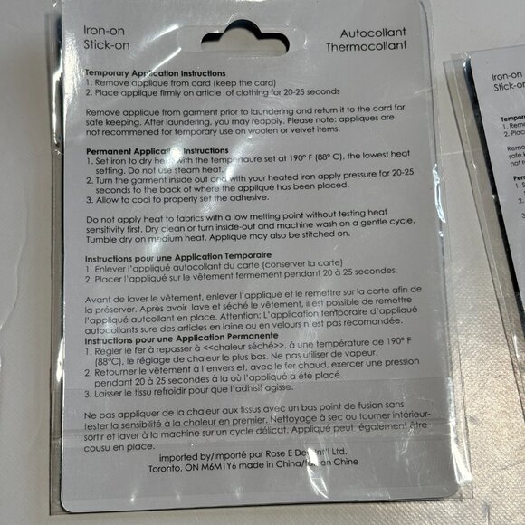 NEW Bundle of Iron On Patches Flowers and Butterflies Orange & Yellow - Picture 5 of 8